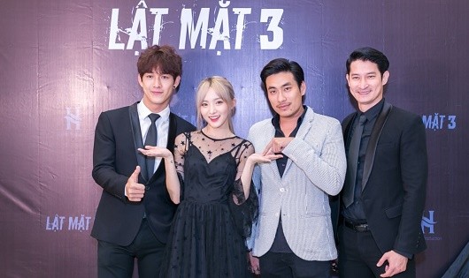 'Lật mặt 3' do Lý Hải sản xuất với sự tham gia của Song Luân, hotgirl Thái Lan Nene, Kiều Minh Tuấn, Huy Khánh...