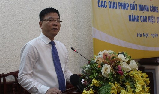 Bộ trưởng Lê Thành Long phát biểu tại Hội thảo.