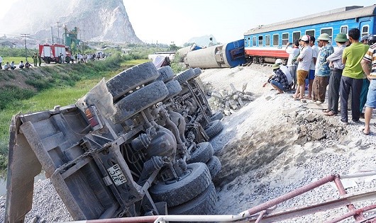 Tai nạn đường sắt tại Thanh Hóa.