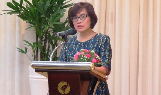 Thứ trưởng Bộ Tư pháp Đặng Hoàng Oanh phát biểu tại Hội nghị.