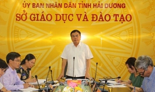 Ông Vũ Văn Lương, Giám đốc Sở GD&ĐT tỉnh Hải Dương.