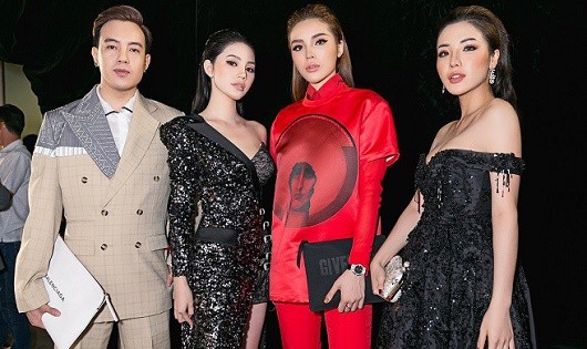 Nhiều khán giả không thể phân biệt nổi đâu là Hoa hậu Kỳ Duyên, Hoa hậu Jolie Nguyễn và Á hậu biển Khánh Phương trong bức hình.