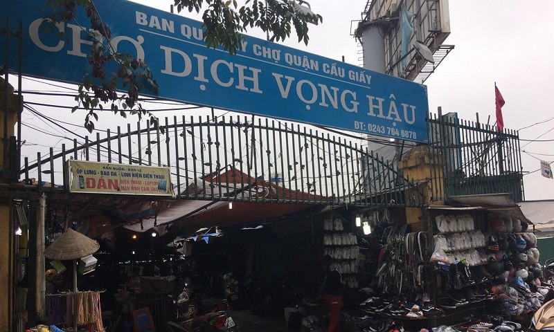 UBND quận Cầu Giấy ra quyết định thu hồi chợ Dịch Vọng Hậu.