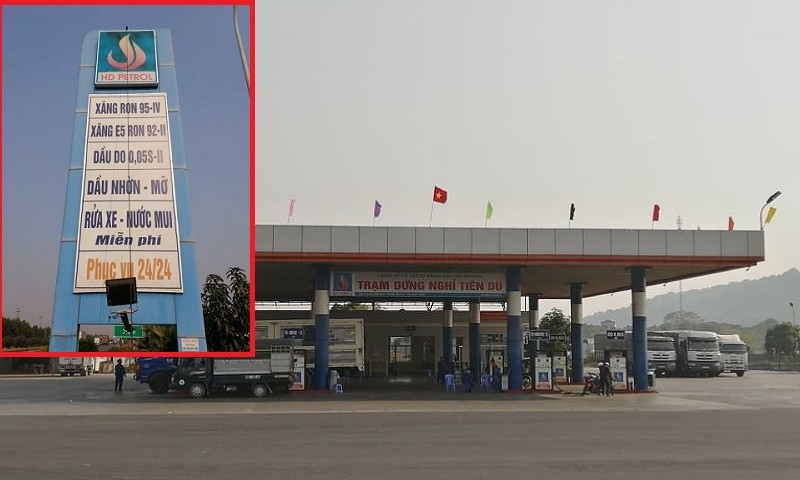 Nhiều cây xăng lớn trên địa bàn tỉnh Bắc Ninh cũng chưa có nhiên liệu đạt chuẩn.