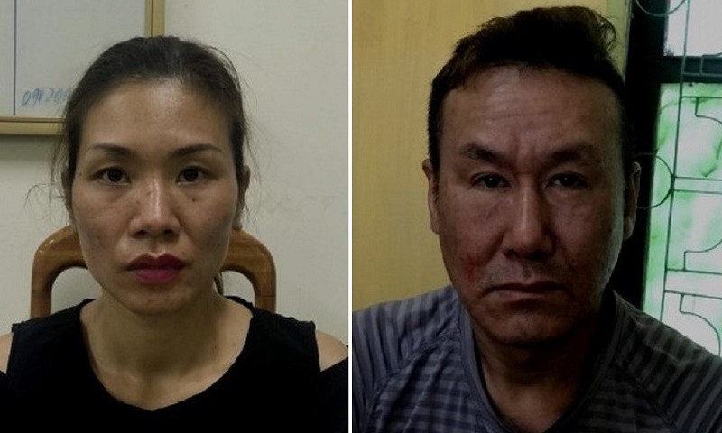 Cặp vợ chồng Tuấn Anh và Nga vừa ra tù được vài tháng lại tiếp tục bị bắt giữ.