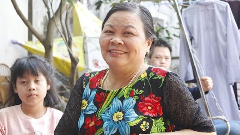 Bà Đoàn Thị Hoa– người thành lập Trung tâm dạy nghề từ thiện Quỳnh Hoa. 
