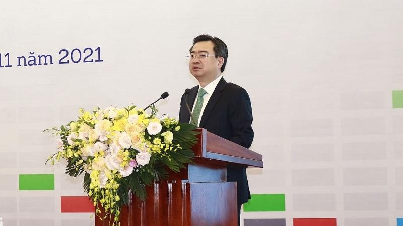 Bộ trưởng Nguyễn Thanh Nghị phát biểu tại Hội nghị.