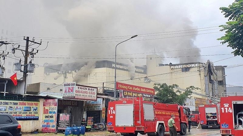 Vụ cháy quán karaoke An Phú khiến 32 người thiệt mạng.