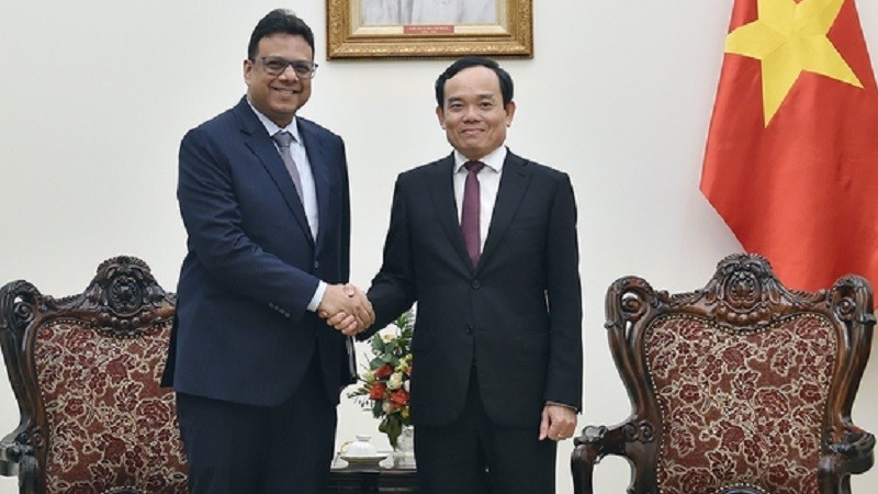 Phó Thủ tướng Trần Lưu Quang và ông Nitin Darbari, Phó Chủ tịch cấp cao Tập đoàn P&G khu vực