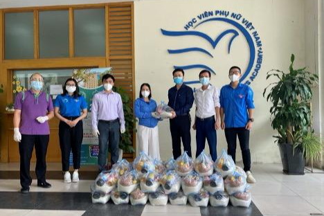 Học viện Phụ nữ Việt Nam hỗ trợ kịp thời cho sinh viên bị ảnh hưởng bởi dịch bệnh COVID-19