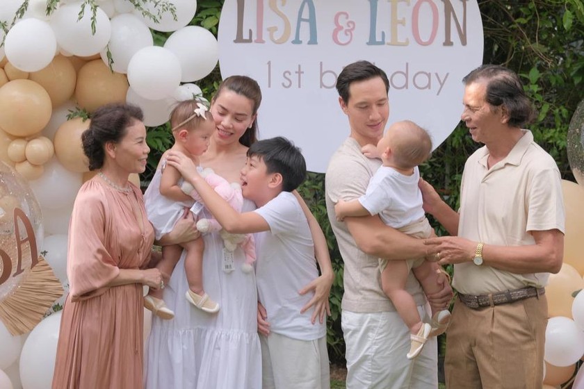 Nhiều sao Việt tham dự tiệc thôi nôi của cặp sinh đôi nhà Hà Hồ - Kim Lý