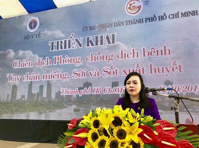 Bộ trưởng Bộ Y tế Nguyễn Thị Kim Tiến phát động chiến dịch