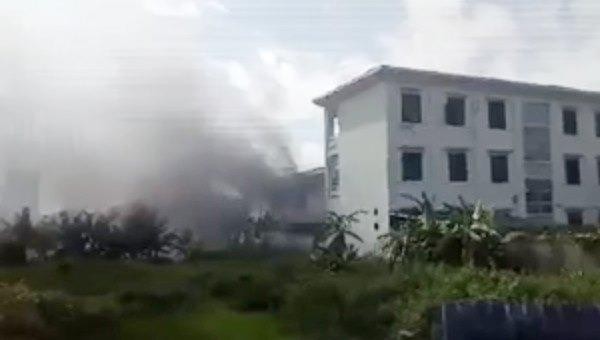 Hỏa hoạn tại trường mầm non ở Hà Nội
