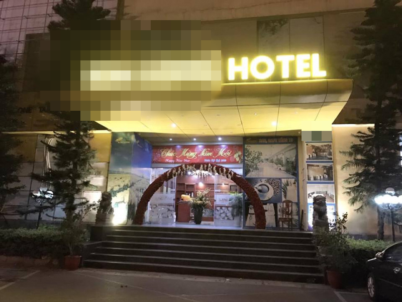 Khách sạn nơi phát hiện vụ việc.