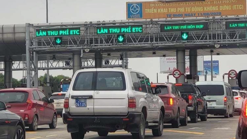 Cao tốc Hà Nội - Hải Phòng sẽ chỉ thu phí tự động không dừng từ ngày 1/6/2022.
