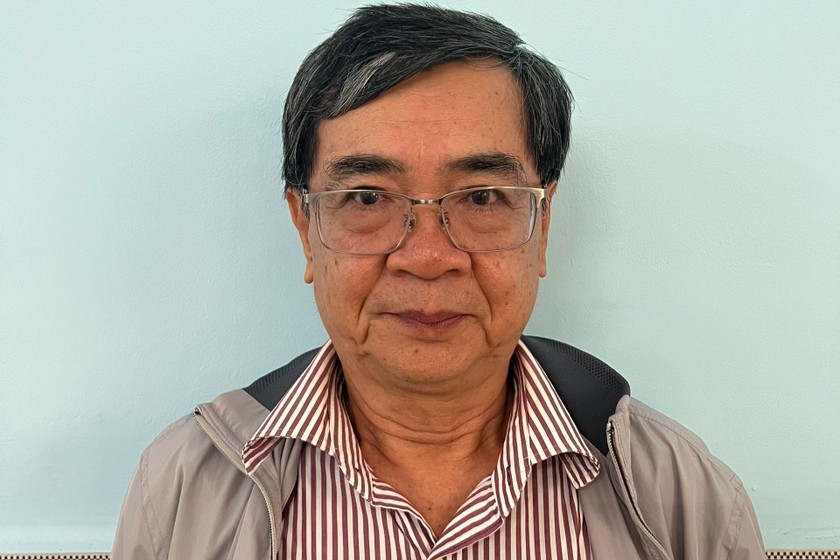 Bị can Huỳnh Thế Năng, nguyên Tổng Giám đốc Tổng Công ty Lương thực miền Nam. (Ảnh: Công an TP HCM)