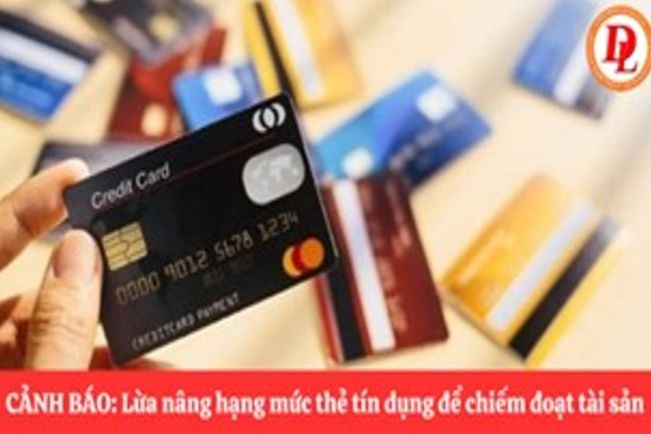 Cảnh báo lừa nâng hạng mực thẻ tín dụng để chiếm đoạt tài sản. (Ảnh: Công an TP Hà Nội)
