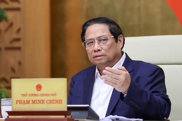 Thủ tướng Phạm Minh Chính: Xây dựng, hoàn thiện pháp luật để phát huy tối đa mọi nguồn lực phát triển đất nước - Ảnh: VGP/Nhật Bắc