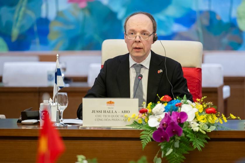 Chủ tịch Quốc hội Phần Lan Jussi Halla-aho tại hội đàm