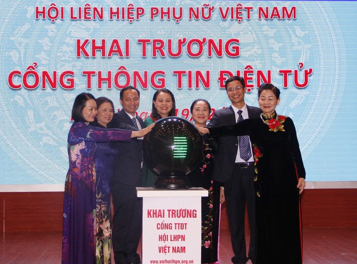 Ra mắt Cổng thông tin điện tử Hội Liên hiệp Phụ nữ Việt Nam