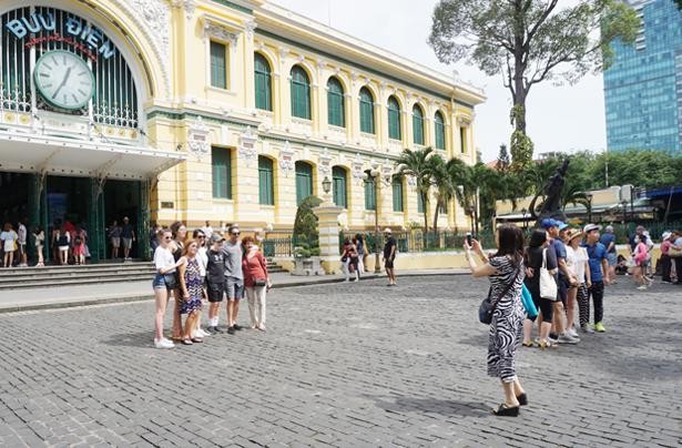 TP Hồ Chí Minh là một trong 7 tỉnh, thành đón khách quốc tế đến Việt Nam