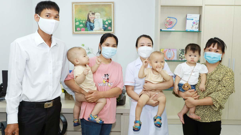 Những em bé chào đời từ các phương pháp hỗ trợ sinh sản tại Bệnh viện Nam học và Hiếm muộn Hà Nội. (Ảnh minh họa)