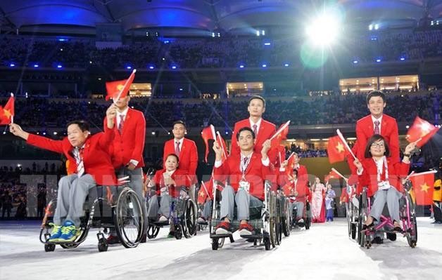 Đoàn thể thao khuyết tật Việt Nam tham dự ASEAN Para Games 9 năm 2017