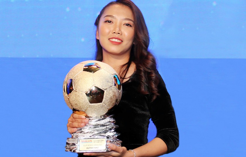 Huỳnh Như đã đoạt danh hiệu Quả bóng vàng Việt Nam vào các năm 2016, 2019, 2020 và 2021.