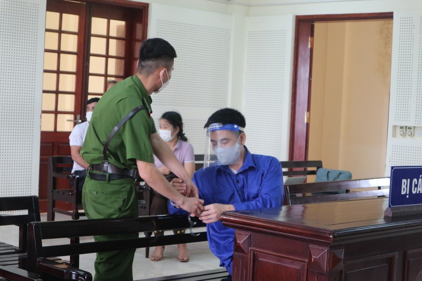 Bị cáo Lê Đình Chính tại phiên tòa