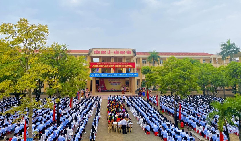 Ngôi trường cấp 3 ở TP Vinh mang tên cố Tổng Bí thư Hà Huy Tập