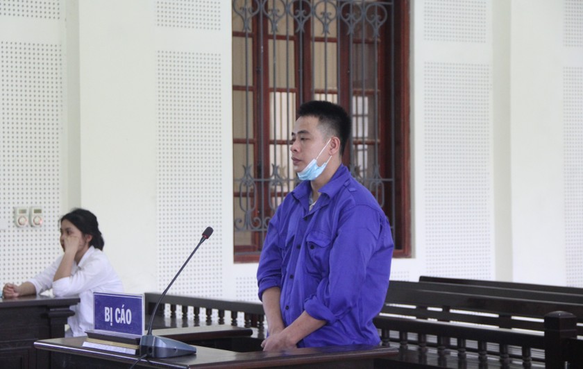 Bị cáo Hà Văn Hoàng tại phiên tòa