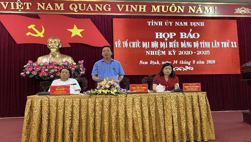 Đại hội đại biểu Đảng bộ tỉnh Nam Định lần thứ XX diễn ra từ ngày 23-26/9.