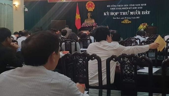 HĐND tỉnh Nam Định khóa XVIII kiện toàn lãnh đạo HĐND và UBND tỉnh tại Kỳ thứ 17.