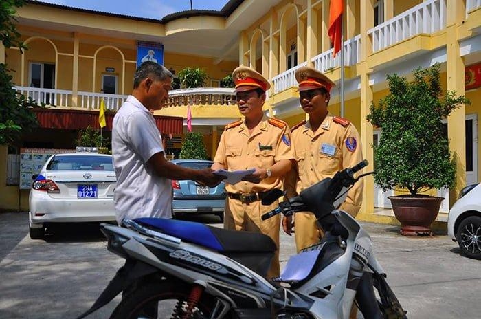 Công an phường Hàng Trống thông báo tìm chủ sở hữu xe máy