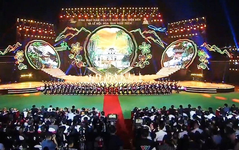 Khai mạc Năm Du lịch Quốc gia và Lễ hội hoa ban ở Điện Biên năm 2024.
