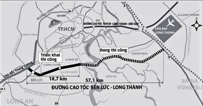 Theo Bộ trưởng GTVT Nguyễn Văn Thể, cao tốc Bến Lức - Long Thành sẽ là đòn bẩy thúc đẩy kinh tế - xã hội vùng kinh tế trọng điểm phía Nam, đặc biệt vùng Đông Nam bộ. 

