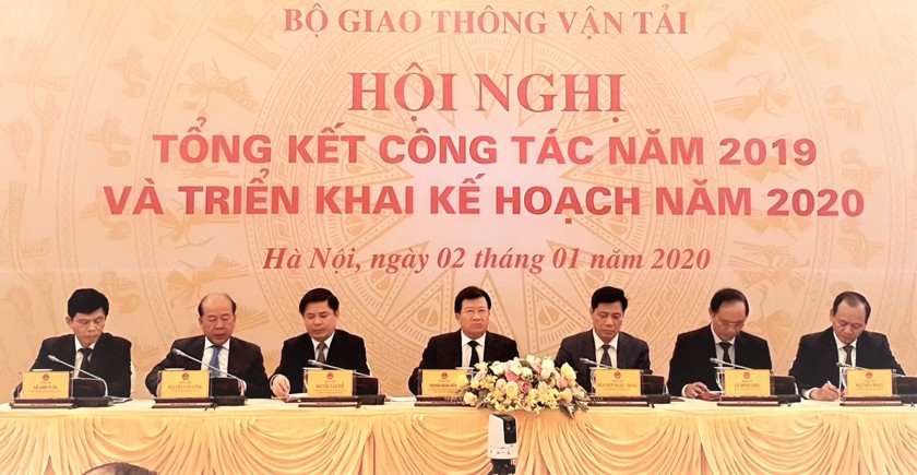 Phó Thủ tướng Trịnh Đình Dũng dự và phát biểu chỉ đạo Hội nghị tổng kết công tác năm 2019 của Bộ GTVT.