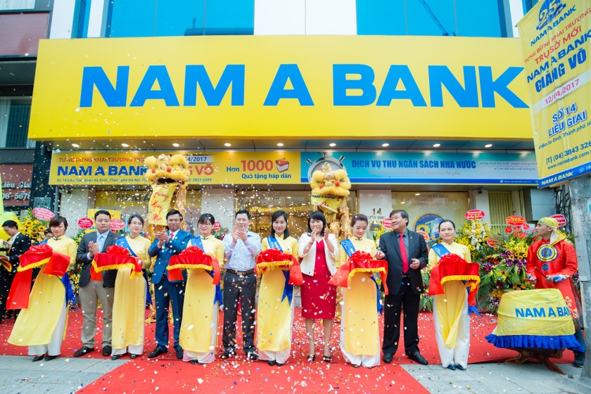 Một điểm giao dịch của  Nam Á Bank tại Hà Nội