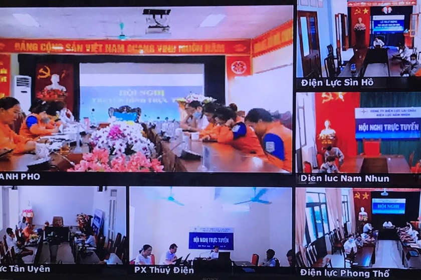 PC Lai Châu ứng dụng công nghệ họp trực tuyến đến tận các đơn vị cấp 4 ở những địa bàn xa xôi, khó khăn