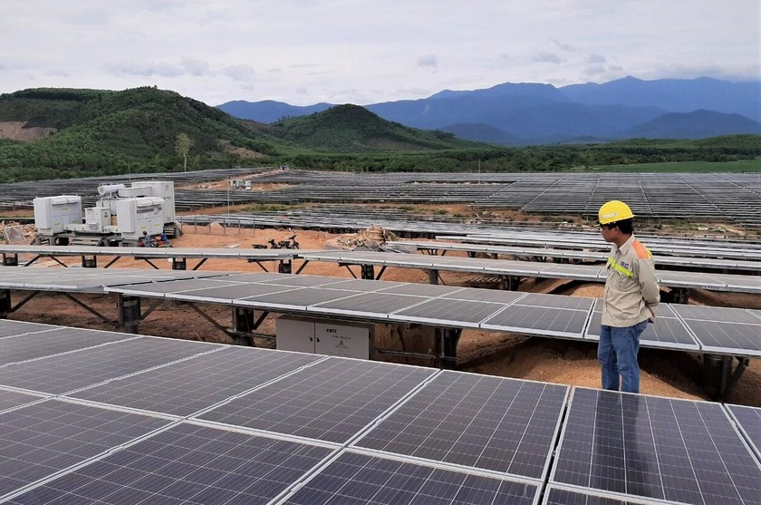 Một dự án điện mặt trời đã đi vào vận hành thương mại ở Ninh Thuận