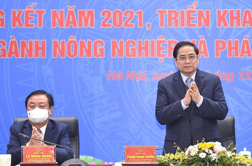 Thủ tướng Phạm Minh Chính dự và phát biểu tại Hội nghị của Bộ NN&PTNT