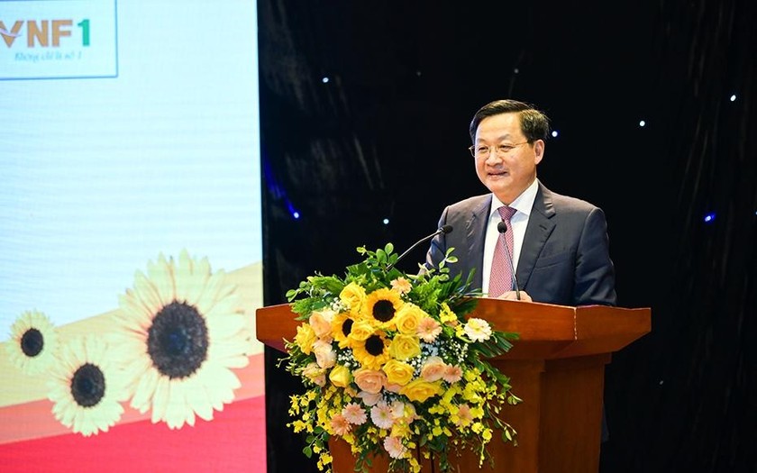 Phó Thủ tướng Lê Minh Khái tại Hội nghị tổng kết năm 2021 của Ủy ban Quản lý vốn Nhà nước tại doanh nghiệp