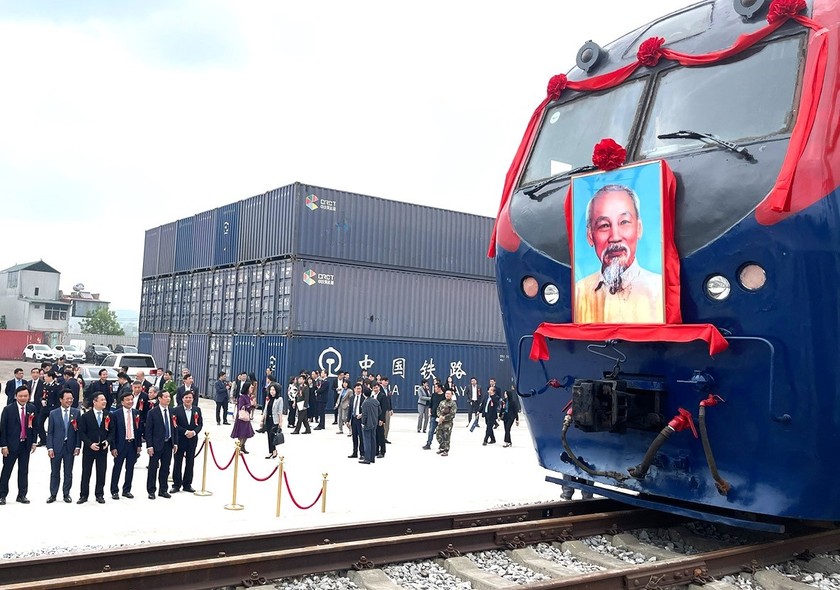 Đầu năm 2023, Ga liên vận đường sắt quốc tế Kép (Bắc Giang) đã được khai trương