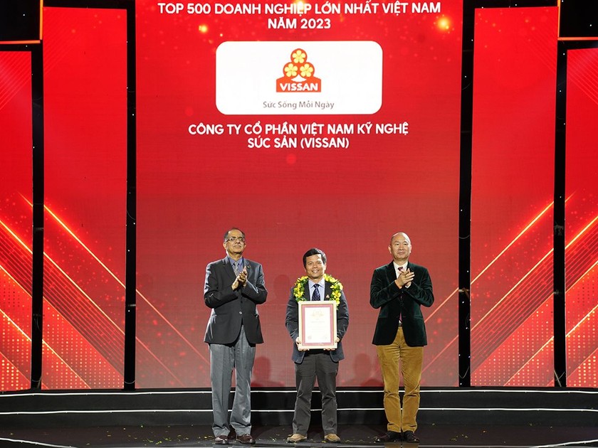 Công ty CP Việt Nam Kỹ nghệ Súc sản VISSAN nằm trong Top 500 Doanh nghiệp lớn nhất Việt Nam năm 2023.