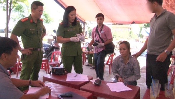 Cơ quan Công an làm việc với đối tượng Nguyễn Thị Thuỳ Dung.