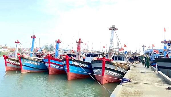  Bộ đội Biên phòng tăng cường kiểm tra các tàu thuyền tại cảng Thuận An