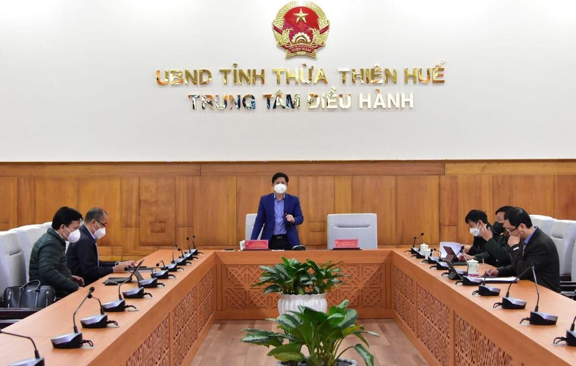 Phó Chủ tịch UBND tỉnh Nguyễn Thanh Bình chủ trì cuộc họp 