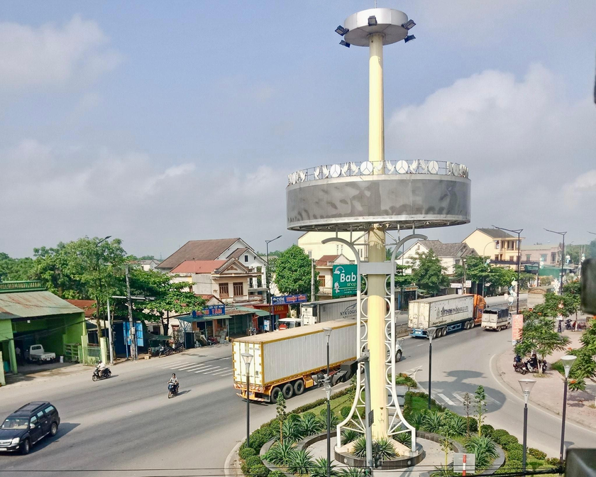 Bộ mặt đô thị của thị xã Quảng Trị ngày càng đổi mới, khang trang.