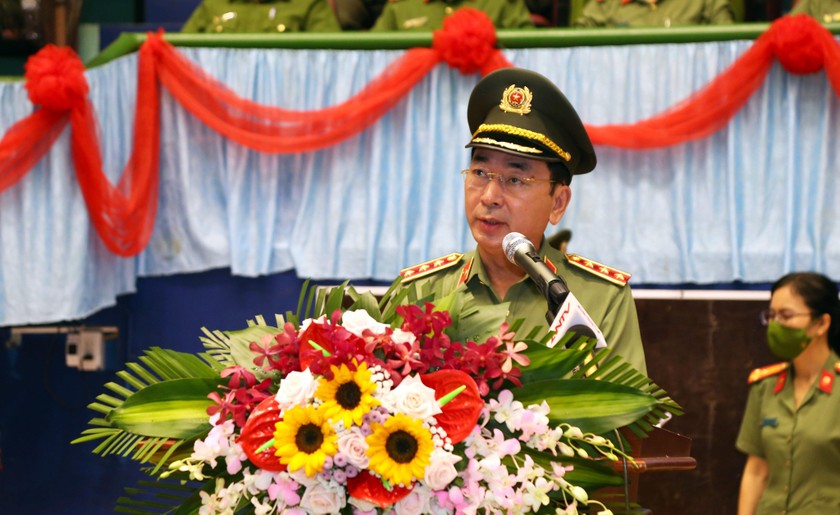 Thứ trưởng Trần Quốc Tỏ phát biểu tại lễ khai mạc.