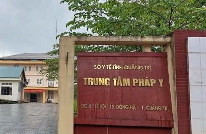 Trung tâm pháp y tỉnh Quảng Trị.